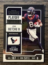 John Metchie III 2023 Panini Contenders card