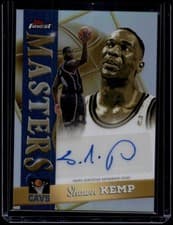 2025-26 Finest Masters Autographs Shawn Kemp #MA-SK card