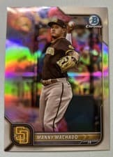 Manny Machado 2022 Bowman Chrome card