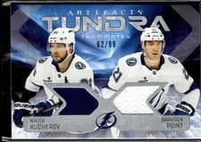 2025-26 Upper Deck Artifacts Tundra Teammates Duos Brayden Point/Nikita Kucherov #T2-KP card