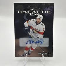 2025-26 SkyBox Metal Universe All-Galactic Team Auto Sam Bennett #GT-1 card
