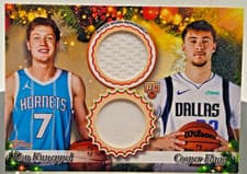 2025-26 Topps Holiday Dual Player Relics Cooper Flagg / Kon Knueppel #DPR-KK