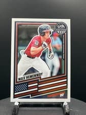 2026 Panini Stars and Stripes Prizm USA Max Hemenway #185