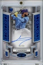 Junior Caminero 2024 Topps Tier One Break Out Autographs card