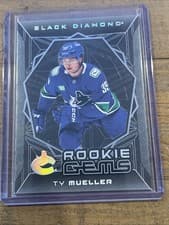 2025-26 Upper Deck Black Diamond Rookie Gems Ty Mueller #RG-TM card