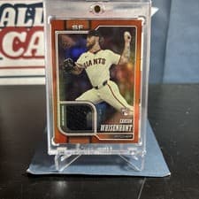 2026 Topps Real One Relics Carson Whisenhunt #184 card