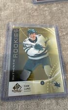 2025-26 SP Game Used Authentic Rookies Cam Lund #AR-CL card