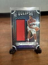 2024-25 Panini Obsidian Eclipse Materials Alexandre Sarr #EM-SAR card