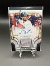2025 Topps Tribute Threads Autograph Relics Dustin Pedroia #TTTA-DP card