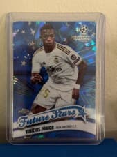 Vinicius Junior 2019 Topps Chrome UEFA Champions League Future Stars card