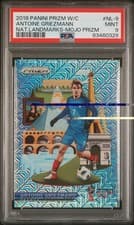 Antoine Griezmann 2018 Panini Prizm World Cup National Landmarks card