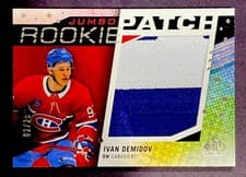 2025-26 SP Game Used Rookie Jumbo Patch Ivan Demidov #JRP-ID card
