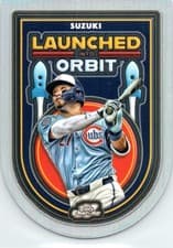 2025 Topps Cosmic Chrome Launched into Orbit Seiya Suzuki #LIO-34 card