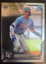 Bobby Witt Jr. 2022 Bowman Chrome card