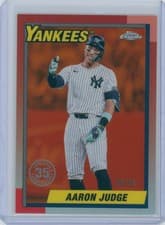 Aaron Judge 2025 Topps Chrome 1990 card