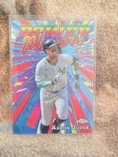 Aaron Judge 2025 Topps Chrome Power Players card