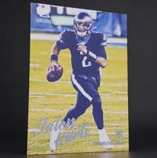 Jalen Hurts 2020 Panini Chronicles Luminance card
