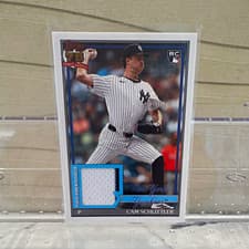 2026 Topps 1991 Topps Relics Cam Schlittler #91R-CSC