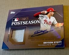 2024 Topps Postseason Performance Autograph Bryson Stott #PPA-BS card