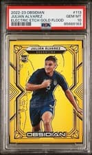 Julian Alvarez 2022 Panini Obsidian card