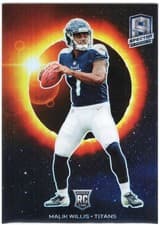 Malik Willis 2022 Panini Spectra Solar Eclipse card