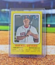 2018 Topps Heritage 1969 Collector Cards Rafael Devers #RD