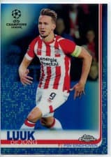 Luuk de Jong 2018 Topps Chrome UEFA Champions League card