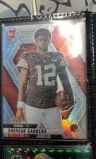 Shedeur Sanders 2025 Panini Mosaic card