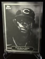 2025 Topps Black & White Prized Portraits Elly De La Cruz #PP6 card