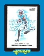 2025 Score Throwbacks Brian Thomas Jr. #8 card
