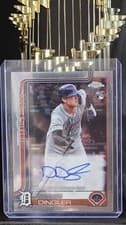 2025 Topps Chrome Rookie Autographs Dillon Dingler #RA-DD card