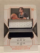 Stephon Castle 2024-25 Panini National Treasures card