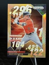 2020 Panini Prizm Numbers Game Alex Bregman #NG-4
