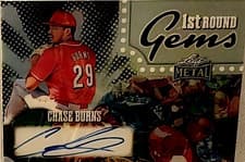 2025 Leaf Metal 1st Round Gems Chase Burns #RG-CB2 card