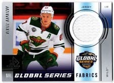 2024-25 SP Game Used 2023 Global Series Sweden Fabrics Kirill Kaprizov #GSF-KK card