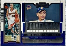 Stephen Curry 2023 Panini Contenders Historic Draft Class card