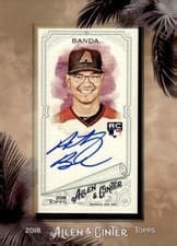 Anthony Banda 2018 Topps Allen & Ginter Framed Mini Autographs card