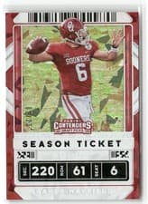 Baker Mayfield 2020 Panini Contenders Draft Picks card