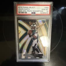Jalen Hurts 2019 Panini Select card