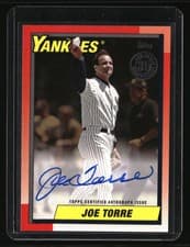 2025 Topps 1990 Topps Baseball Autographs Series Two Joe Torre #90B2-JT card