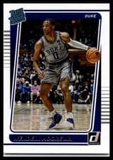 Wendell Moore Jr. 2022 Panini Chronicles Draft Picks Donruss Rated Rookies card