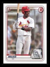 Jordan Walker 2020 Bowman Draft 1st Edition card