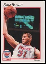 Sam Bowie 1991-92 Hoops Base Set card