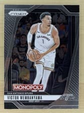 Victor Wembanyama 2024 Panini Prizm Monopoly card