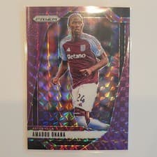 Amadou Onana 2024 Panini Prizm Premier League card