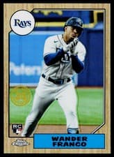 Wander Franco 2022 Topps Chrome 1987 card