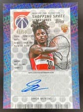 2025-26 Topps Shopping Spree Signatures Jamir Watkins #SSA-JW card