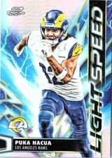2025 Topps Cosmic Chrome Light Speed Puka Nacua #LS-29 card