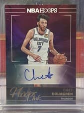 2024-25 Hoops Hoops Ink Chet Holmgren #HI-CHT card