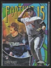 2025 Topps Chrome Fortune 15 Coby Mayo #F15-12 card